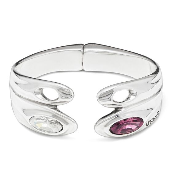Серебряный браслет женский крылья стрекозы с кристаллами Swarovski UNOde50 Blossom