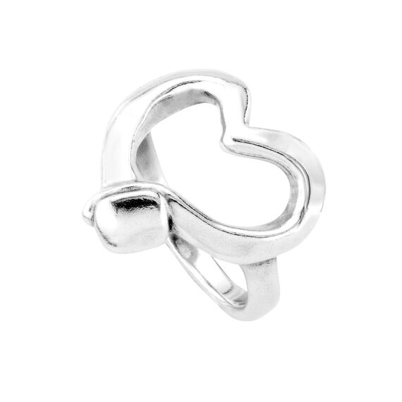 Серебряное кольцо женское сердце UnoDe50 L коллекции Shine, Размер (мм): 165