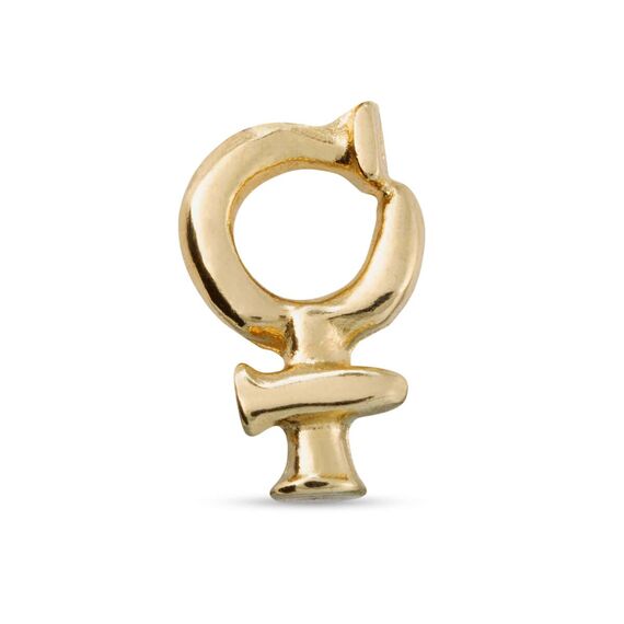 Золотые серьги гвоздики UNOde50 WowMen
