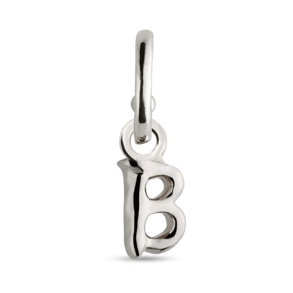 Серебряная подвеска для пирсинга Буква мини B UNOde50 CALL ME