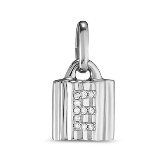 Серебряная подвеска с кристаллами Сваровски UNOde50 MYPADLOCK E