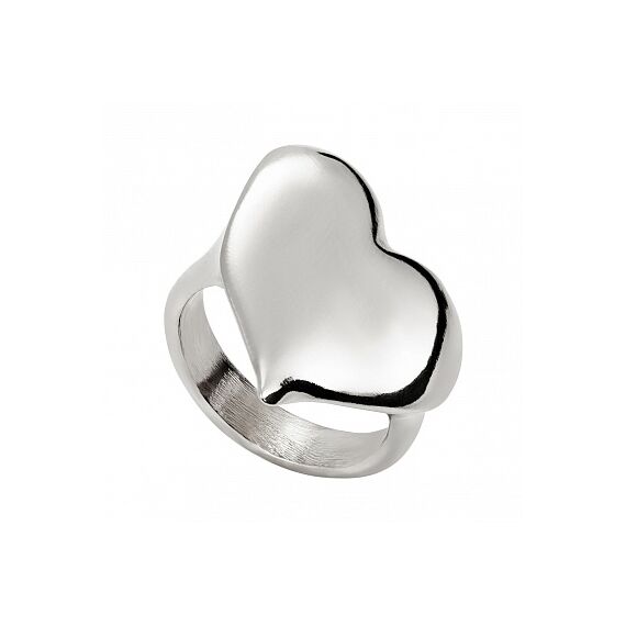 Серебряное кольцо женское с сердцем UNOde50 L heart, Размер (мм): 165