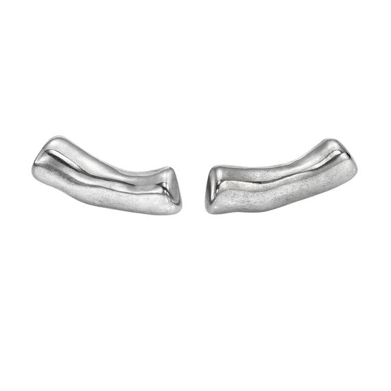 Серебряные серьги гвоздики UNOde50 Flipper