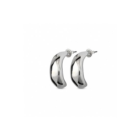 Серебряные серьги женские в форме банана UNOde50 Drops