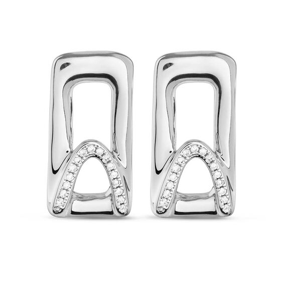Серебряные серьги женские с топазами UNOde50 Stand out Topaz