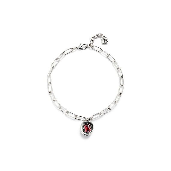 Серебряное ожерелье женское с кристаллом Сваровски UNOde50 Ser Valiente