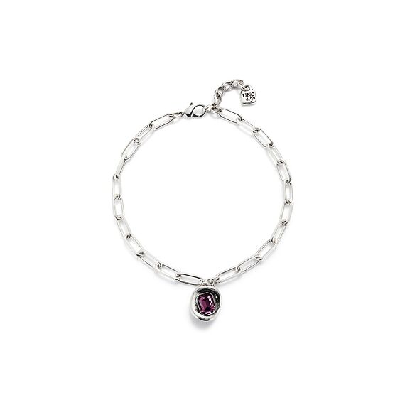 Серебряное ожерелье женское с кристаллом Сваровски UNOde50 Ser Valiente