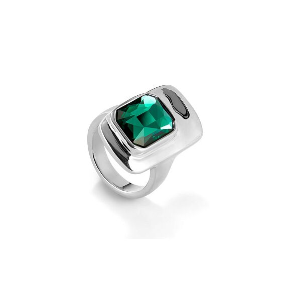Серебряное кольцо с кристаллом Сваровски UNOde50 Ser Magnetica, Размер (мм): 18,3-18,7