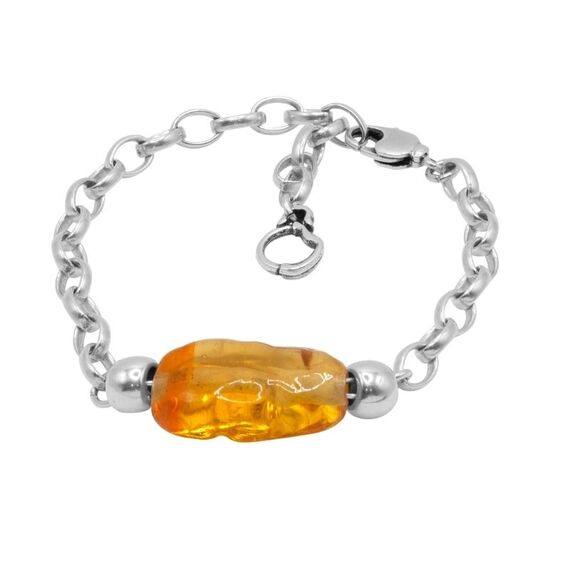 Серебряный браслет с муранским стеклом Ciclon Liquid
