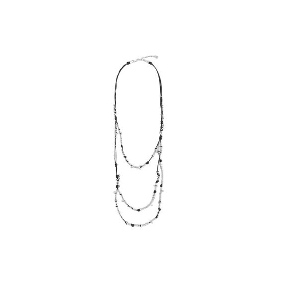 Серебряное ожерелье с бусинами UNOde50 Liana