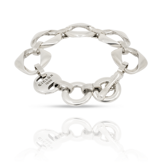 Браслет женский на руку с серебром Ciclon Valerie, изображение 3