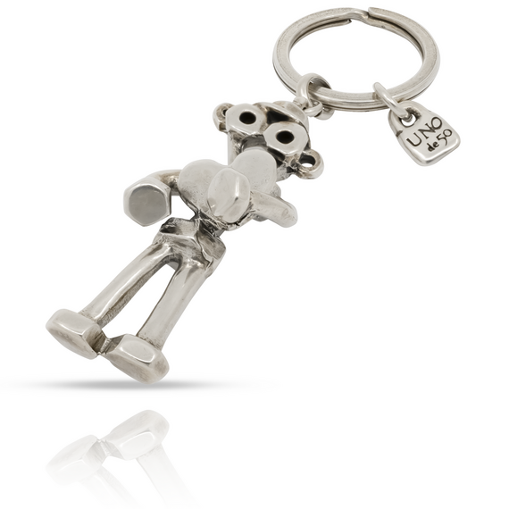 Брелок для ключей серебряный Благодарность UNOde50 Mr. Grateful, изображение 2 Брелок для ключей серебряный Благодарность UNOde50 Mr. Grateful, изображение 2