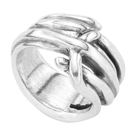 Кольцо Braided с серебром