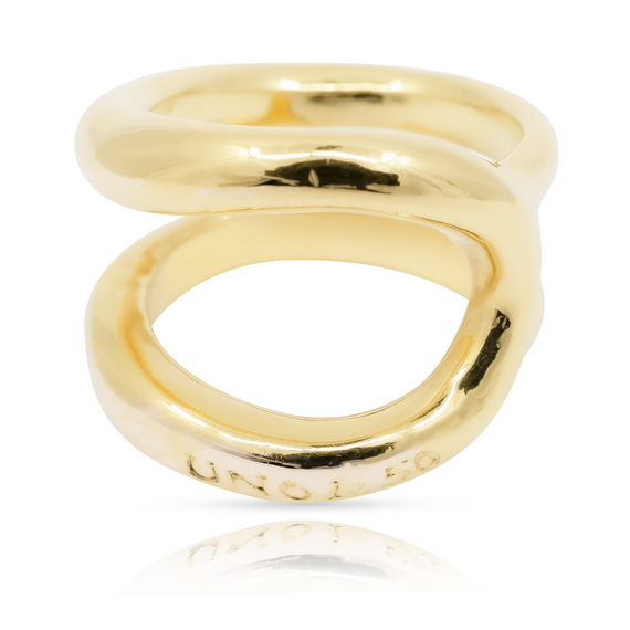 Золотое кольцо женское Кратчайший путь UNOde50 Shortcut, Размер (мм): 17,3-17,7, изображение 2 Золотое кольцо женское Кратчайший путь UNOde50 Shortcut, Размер (мм): 17,3-17,7, изображение 2