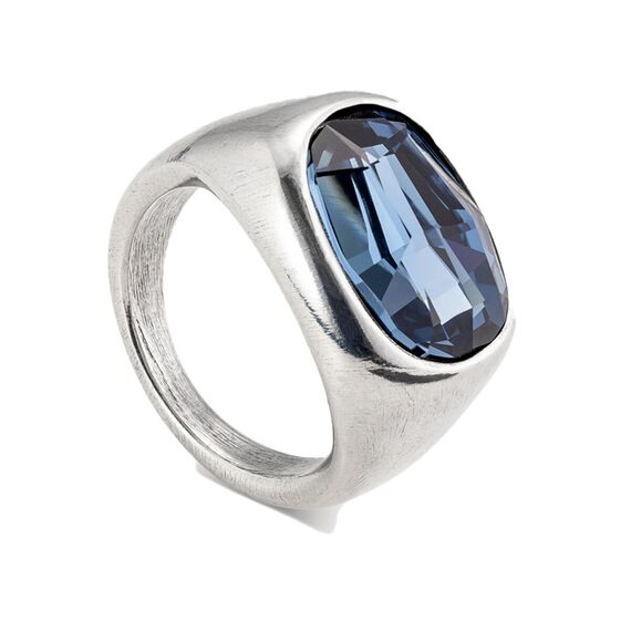 Серебряное кольцо с кристаллом Сваровски Зажигать UNOde50 Light it up, Размер (мм): 18,3-18,7, изображение 2 Серебряное кольцо с кристаллом Сваровски Зажигать UNOde50 Light it up, Размер (мм): 18,3-18,7, изображение 2