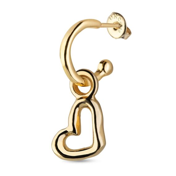 Золотая подвеска женская для пирсинга Сердце UNOde50 Hart, изображение 2 Золотая подвеска женская для пирсинга Сердце UNOde50 Hart, изображение 2
