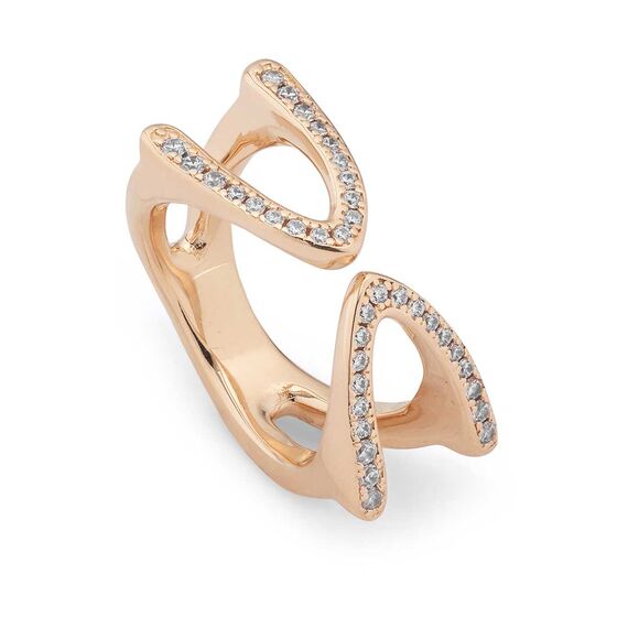 Золотое кольцо женское с топазами UNOde50 Stand out Topaz, Размер (мм): 16,3-16,7, изображение 2 Золотое кольцо женское с топазами UNOde50 Stand out Topaz, Размер (мм): 16,3-16,7, изображение 2