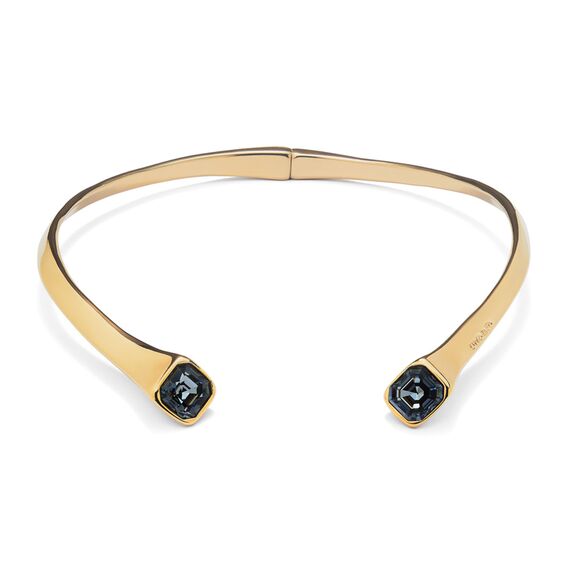 Золотое ожерелье с кристаллами Сваровски UnoDe50 Ser Sin Complejos