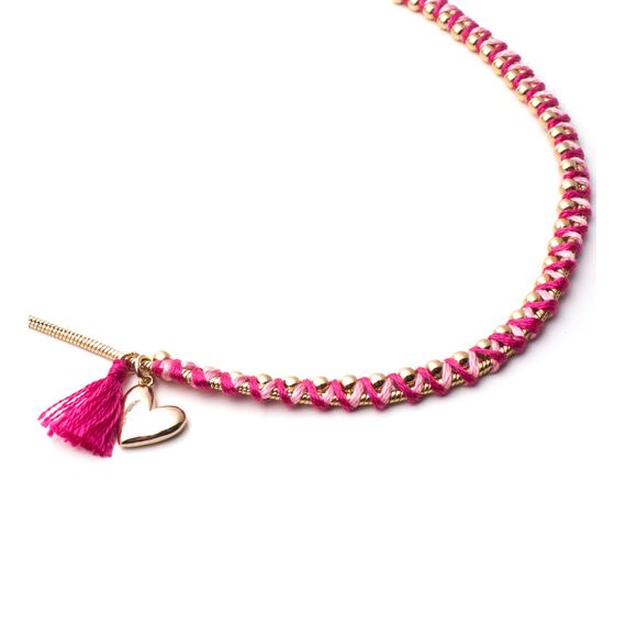 Колье золотое женское Pertegaz Hilos Y Bolas, изображение 2