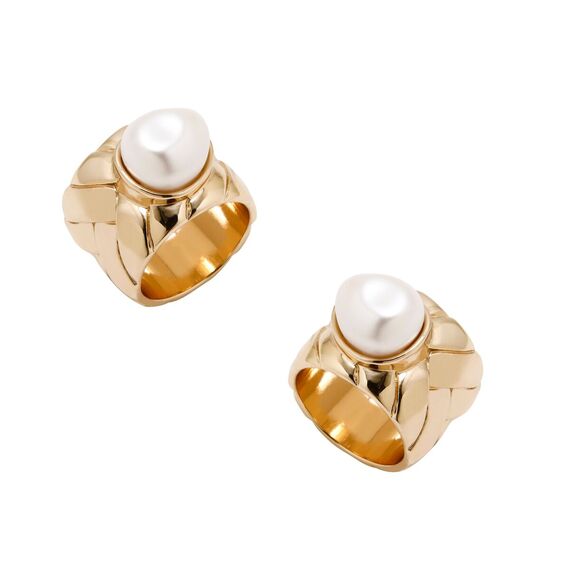 Золотое кольцо женское с жемчугом Pertegaz Perlas Beads, изображение 2