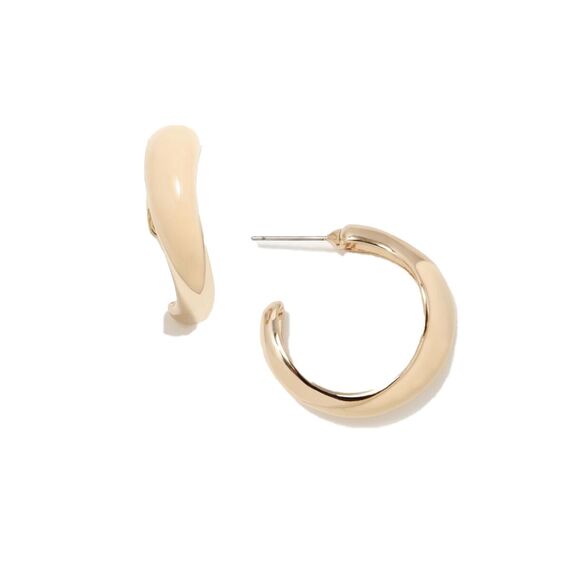 Золотые серьги кольца Pertegaz Organic