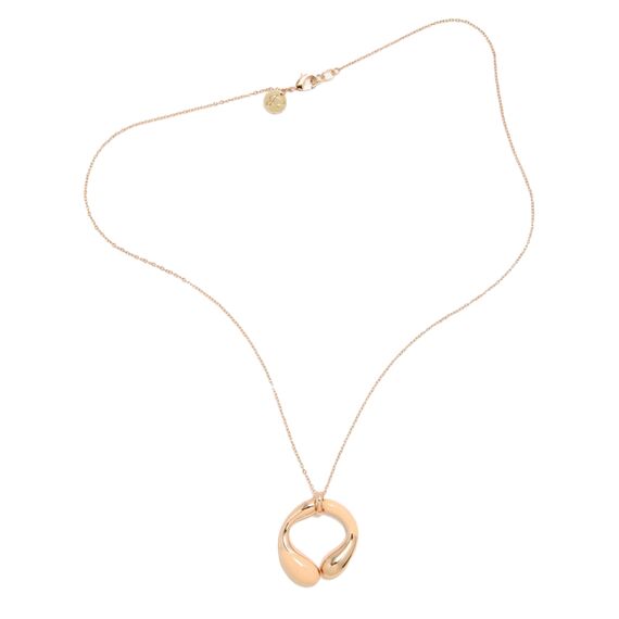 Золотое колье женское с эмалью Pertegaz Organic