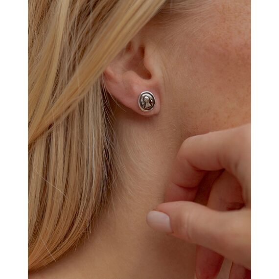 Серебряные серьги женские Ciclon Cerradura, изображение 2