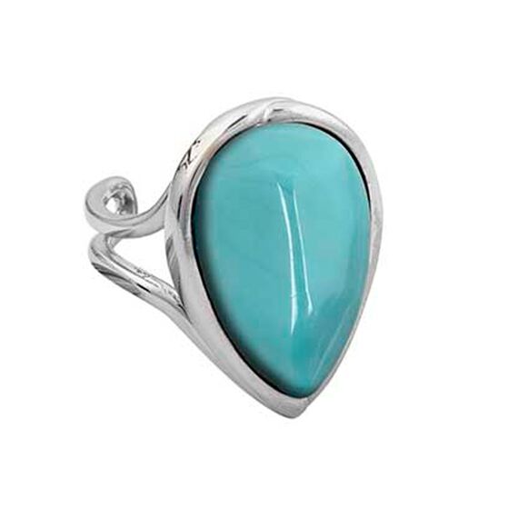 Серебряное кольцо женское с муранским стеклом Ciclon Lizana, Размер (мм): 16,5-17,2