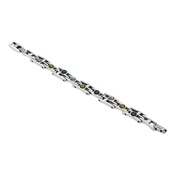 Серебряный браслет с муранским стеклом Ciclon Hanae, Размер (мм): 180-200