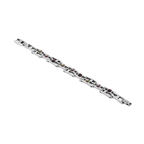 Серебряный браслет с кристаллами Сваровски Ciclon Hanae, Размер (мм): 170-180