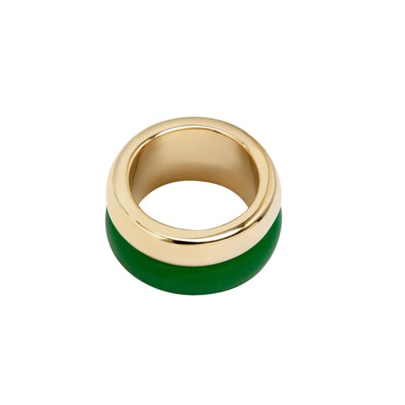 Золотое кольцо женское с натуральным камнем Pertegaz The Crown