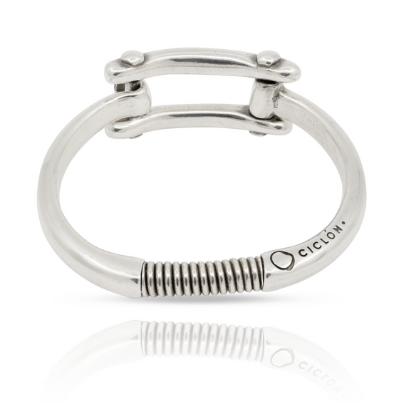 Жесткий браслет с серебром Ciclon Remache, Размер (мм): 195, изображение 3