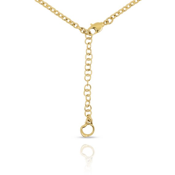 Золотое колье женское Ciclon Skin Fin, изображение 4