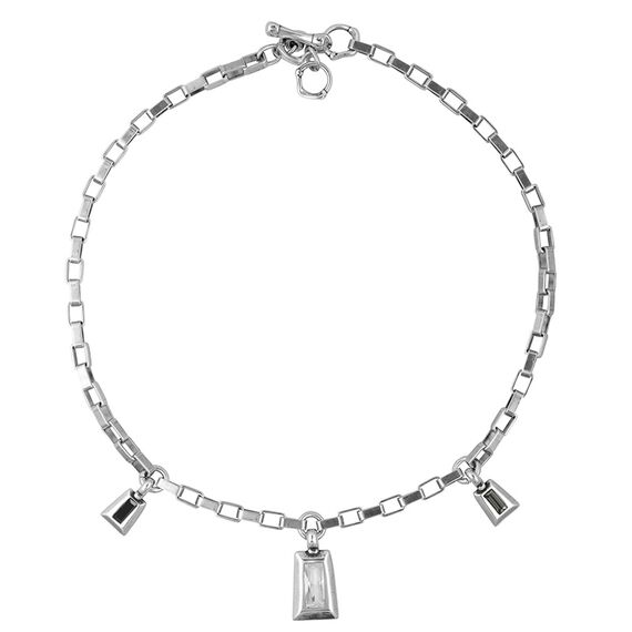 Серебряное колье с муранским стеклом Ciclon Diversia