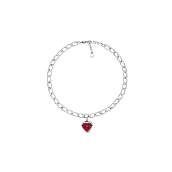 Серебряное колье с сердечком Ciclon Romance