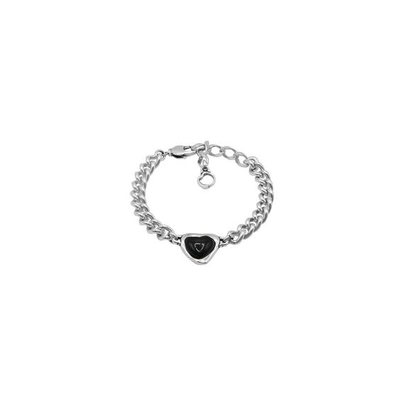 Серебряный браслет с сердечком Ciclon Idilio