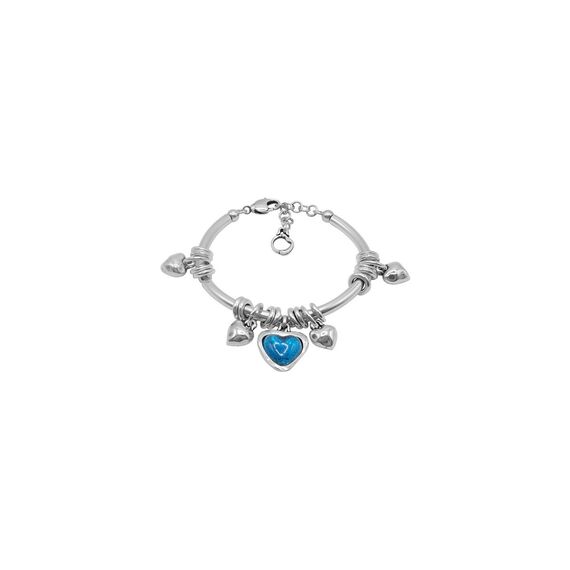 Серебряный браслет с сердечком Ciclon Latidos