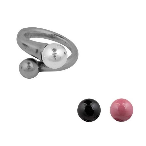 Кольцо женское с муранским стеклом Ciclon Camaleonica Rutenio, Размер (мм): 16,5-17,2