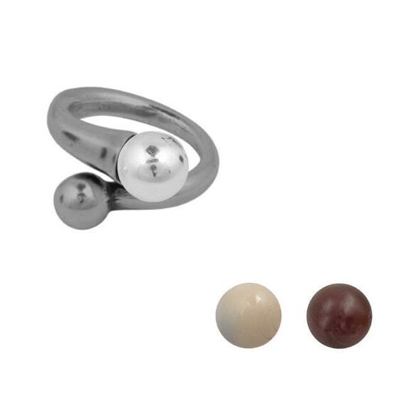 Кольцо женское с муранским стеклом Ciclon Camaleonica Rutenio, Размер (мм): 16,5-17,2