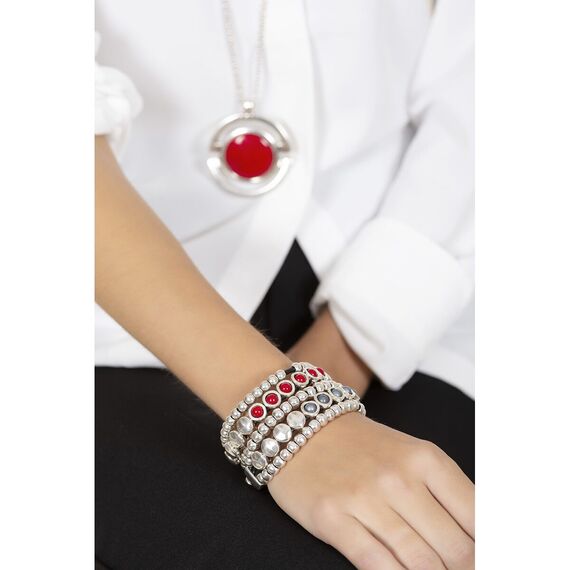 Серебряный браслет с муранским стеклом Ciclon Divino, изображение 2