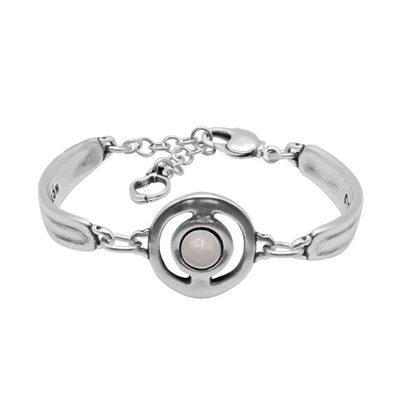 Жесткий браслет с серебром Ciclon Elegance