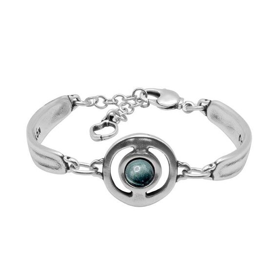 Жесткий браслет с серебром Ciclon Elegance