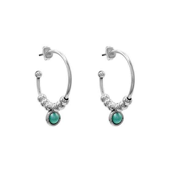 Серебряные серьги с муранским стеклом Ciclon Esencia