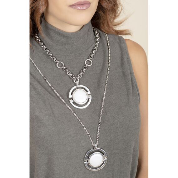 Серебряное колье с муранским стеклом Ciclon Magnifica, изображение 3