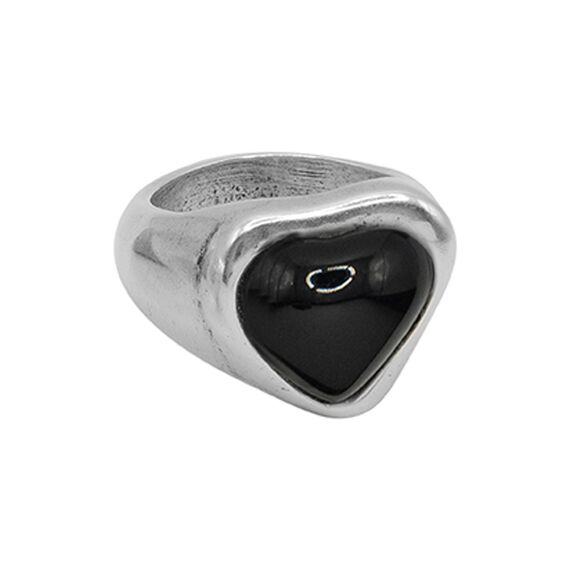 Серебряное кольцо женское с сердечком Ciclon Pasion, Размер (мм): 18,4