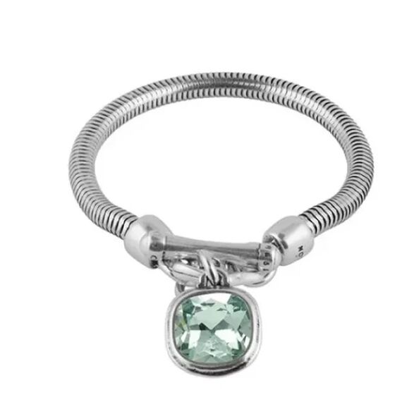 Серебряный браслет с кристаллом Сваровски Ciclon Solitario, Размер (мм): 180