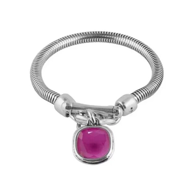 Серебряный браслет с кристаллом Сваровски Ciclon Solitario, Размер (мм): 155