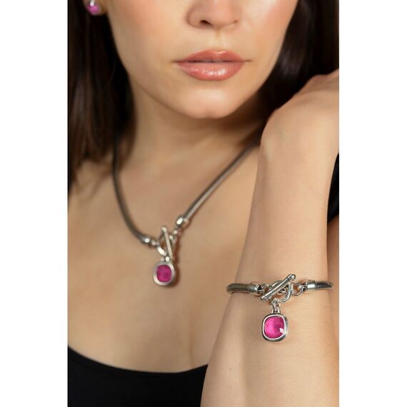 Серебряный браслет с кристаллом Сваровски Ciclon Solitario, Размер (мм): 180, изображение 2