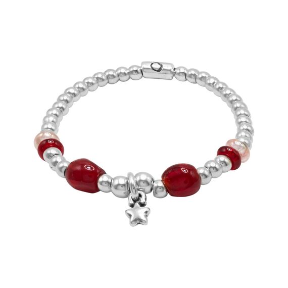 Серебряный браслет женский с муранским стеклом Ciclon Estrella