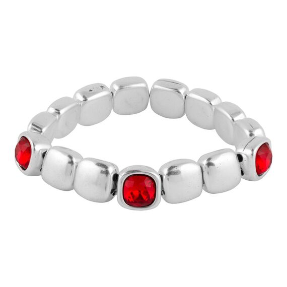 Серебряный браслет женский с кристаллами Сваровски Ciclon Amorios, Размер (мм): 145